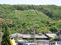 法の山、松ヶ崎の近距離より撮影