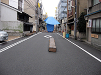 2007年7月12日早朝。木乃婦さんの近くの岩戸山山建て場所