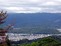 大文字山から法の山