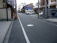 布袋山の路面