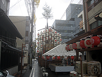 祭の手配が完了した岩戸山