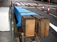 車軸を支え鉾の重量を受け止める構造材