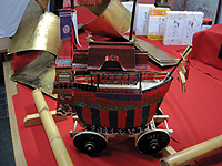 展示されていた大船鉾模型